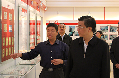 福建省委常委、省紀委書記倪岳峰調研虹潤公司